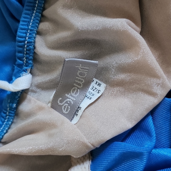 Vintage 70s E. STEWART Seashell Print Swim Dress - Picture 3 of 9